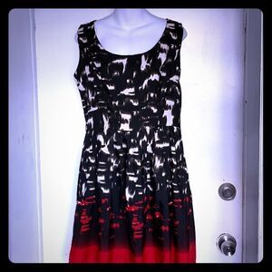 YUMI Black and White Tank Dress-10 NWT